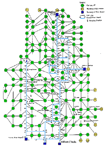 ��ԡ���� download �͡���������� Operational Flood Forecast for Chao Praya River Basin ( Download size 2.1 Mbyte )
